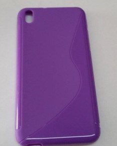 Силиконов гръб ТПУ S-Case за HTC Desire 816 лилав